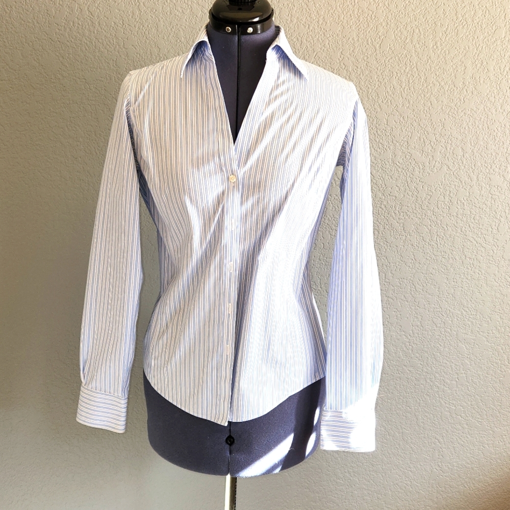 Brooks Brothers Women's Fitted 346 Non Iron Blouse